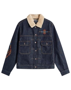 Джинсовая куртка с рукоделием типа II, индиго Pendleton