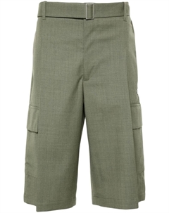 Etudes шорты Envol строгого кроя с поясом, зеленый Études