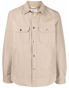 Рубашка с карманами, серый Woolrich