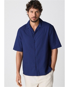 Рубашка SHORT SLEEVE TEXTURED WAFFLE, синий Next