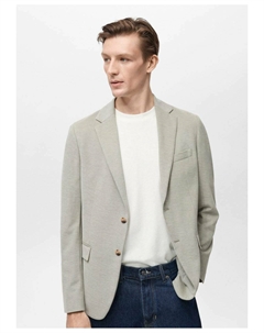 Пиджак-блейзер VERNER, зеленый Mango