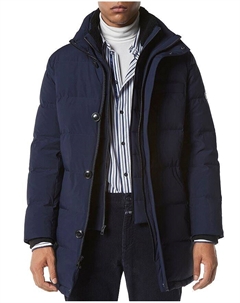 Стеганая пуховая парка Shelton Cool Touch стандартного кроя со съемным нагрудником с отделкой из овчины Andrew marc