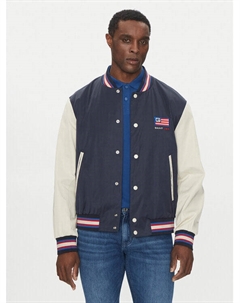 Куртка-Бомбер стандартный крой Varsity 7006519, синий Gant