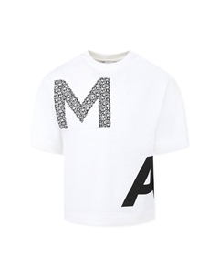 Футболка с принтом A MANICA CORTA, белый Marc jacobs