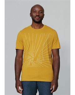 Футболка с принтом FAHRRADSPEICHEN, горчично-желтый Watapparel