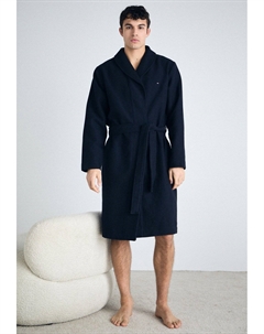 Халат ORIGINAL WAFFLE BATHROBE, темно-синий Tommy hilfiger