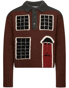 Джемпер House, коричневый Jw anderson