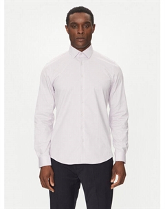 Рубашка облегающего кроя K10K114298, фиолетовый Calvin klein