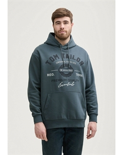 Толстовка MIT LOGO PRINT, светло-голубой Tom tailor