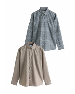 Рубашка REGULAR FIT - EASY IRON OXFORD 2 PACK, синий Next