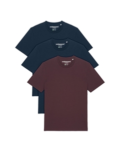 Базовая футболка 3ER MULTIPACK, деним Watapparel