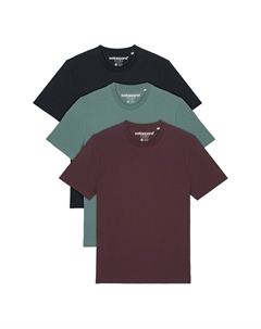 Базовая футболка 3ER MULTIPACK, светло-коричневый Watapparel