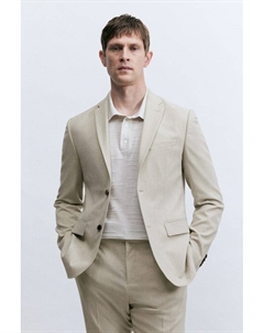 Куртка облегающего кроя, бежевый H&m