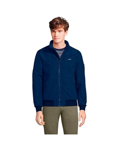 Классический бомбер Big & Tall Squall, цвет Deep Sea Navy Lands' end