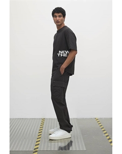 Брюки-Карго свободного кроя, серый H&m