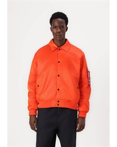 Куртка-бомбер COACH LOGO JACKET, оранжевый Alpha industries