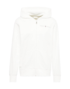 Худи Zip-Up Hoodie, белый Gant