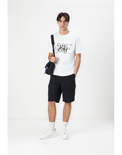 Футболка с принтом FORMATION BLUR GRAPHIC, белый Lyle & scott