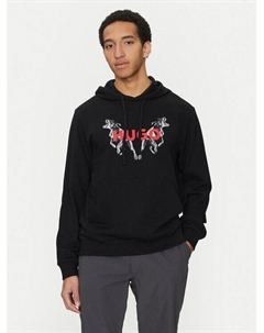 Толстовка обычного кроя Dueleyo 50530580, черный Hugo