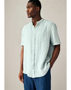 Рубашка GRANDAD COLLAR FIT, серый Next