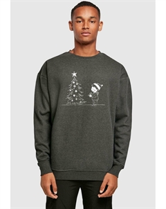 Толстовка CHRISTMAS CUTE CREWNECK, темно-серый Merchcode