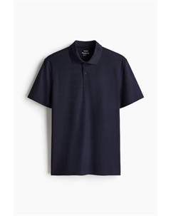 Спортивная рубашка из пике классического кроя, синий H&m