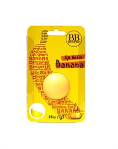 Бьюти Бар Бальзам для губ с ароматом банана в блистере 7 г Beauty bar