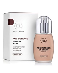 Age Defense CC Cream SPF 50 Medium корректирующий крем 50мл Holy land