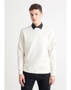 Толстовка с капюшоном BADGE CREW NECK, кремовый Calvin klein