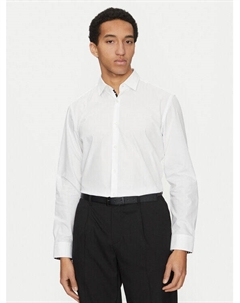 Рубашка облегающего кроя Koey 50534044, белый Hugo