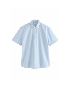 Рубашка REGULAR FIT SHORT SLEEVE SEERSUCKER, синий Next