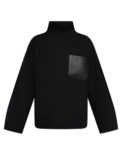 Свитер с высоким воротником и карманом, черный Jw anderson