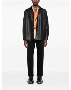 Рубашка с нашивкой-логотипом, коричневый Msgm