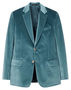 Бархатный блейзер, синий Paul smith