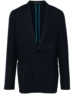 Блейзер в клетку, черный Paul smith