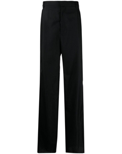 Прямые брюки из шерсти, черный Givenchy