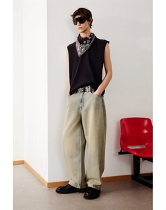 Мешковатые джинсы, голубой H&m