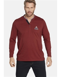 Топ с длинными рукавами NICIAS, темно-красный Jan vanderstorm