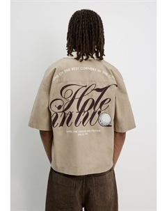 Рубашка SHORT SLEEVE GOLF, песочный Pull & bear