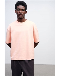 Футболка свободного кроя., розовый H&m