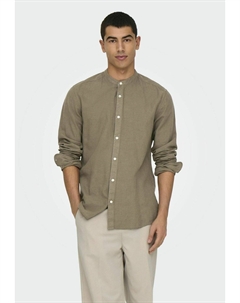 Рубашка ONSCAIDEN MAO, зеленый Only & sons