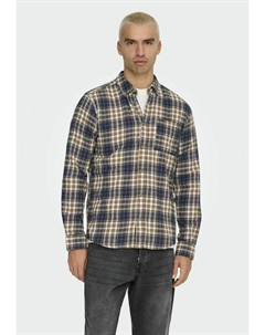 Рубашка ONSRAL, коричневый Only & sons