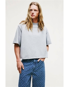 Футболка свободного кроя, серый H&m