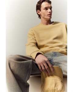 Толстовка свободного кроя, желтый H&m