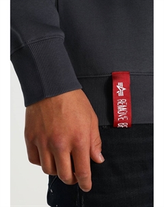 Свитер Basic, серо-черный Alpha industries