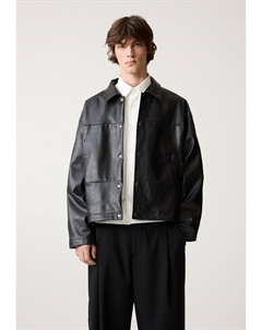 Куртка из искусственной кожи EFFECT , черный Pull & bear