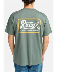 Футболка с принтом, зеленый Rvca