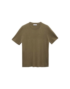 Базовая футболка LINO, оливковый Mango