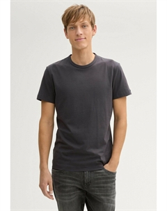 Базовая футболка MIT STRETCH-ANTEIL, серый Tom tailor