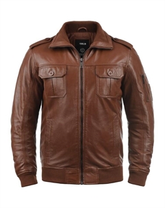 Джинсовая куртка, коричневый Solid